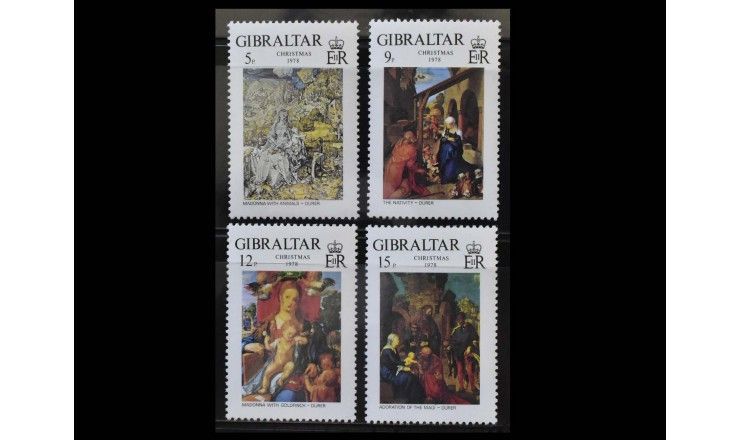 Гибралтар 1978 г. "Рождество"
