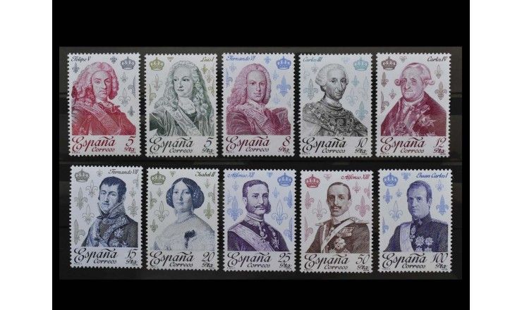 Испания 1978 г. "Испанские короли из династии Бурбонов"