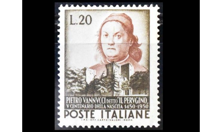 Италия 1951 г. "500 лет со дня рождения Пьетро Вануччи"