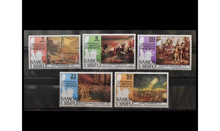 Самоа и Сисифо 1976 г. "200 лет независимости США: Картины"