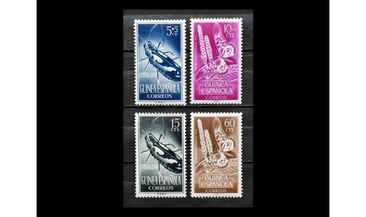 Испанская Гвинея 1953 г. "День почтовой марки: Насекомые"