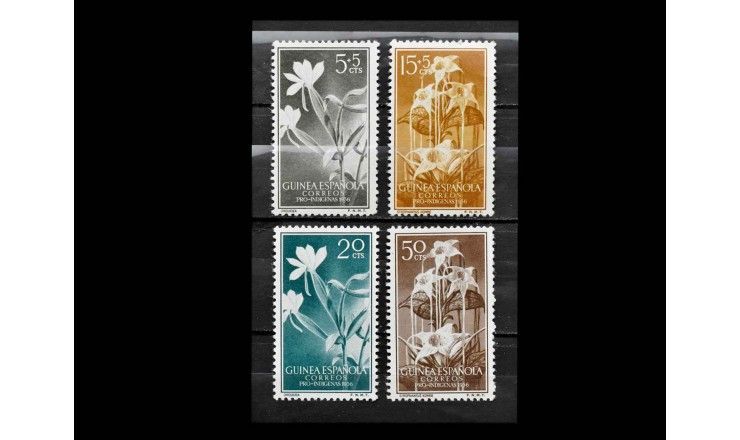 Испанская Гвинея 1956 г. "Цветы"