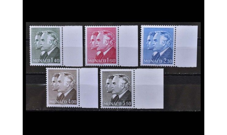 Монако 1981 г. "Стандартные марки: Князь Ренье III и Принц Альберт"