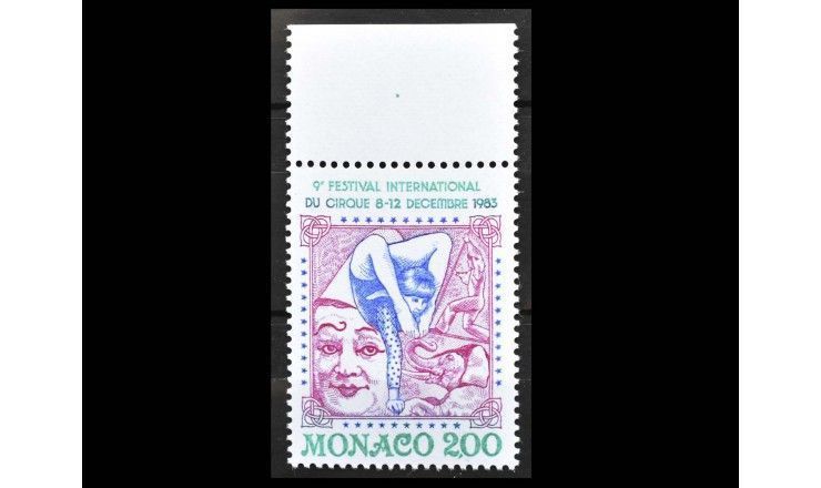 Монако 1983 г. "Международный цирковой фестиваль в Монте-Карло"