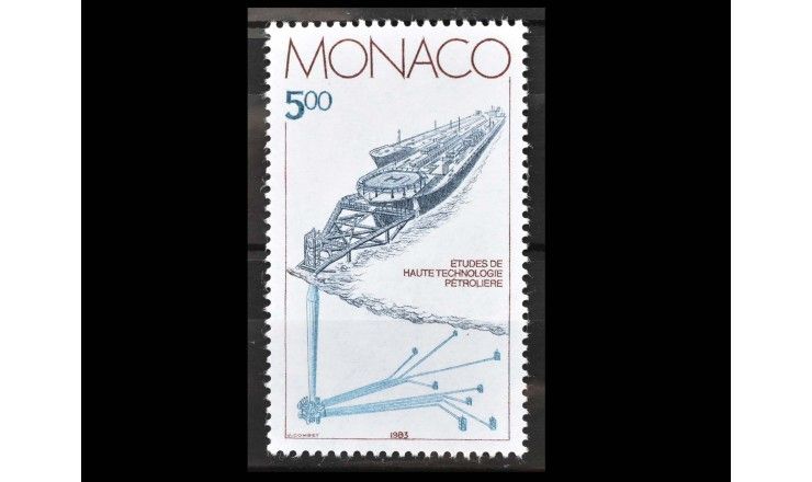 Монако 1983 г. "Промышленность и техника в Монако: Нефтяная технология"