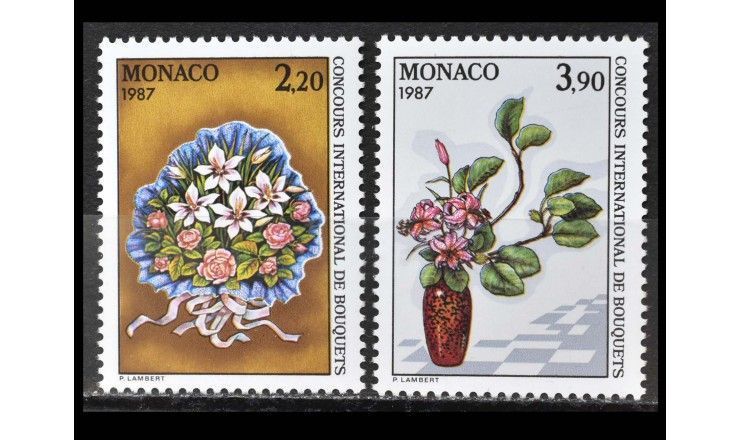 Монако 1986 г. "Международный конкурс цветоводства, Монте-Карло (1987)"