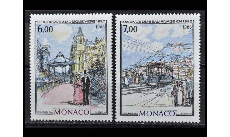 Монако 1986 г. "Монте-Карло и Монако в Прекрасной эпохе (1870-1925)"