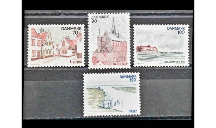 Дания 1975 г. "Виды Дании"