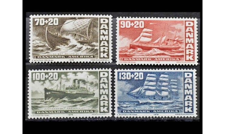 Дания 1976 г. "200 лет независимости США"