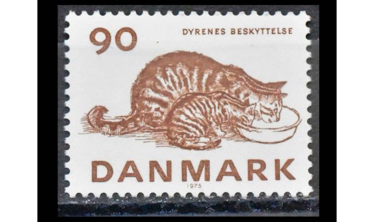 Дания 1976 г. "Кошки"