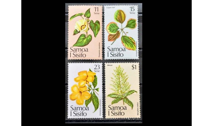 Самоа 1981 г. "Флора"
