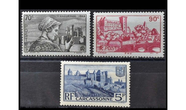 Франция 1938/1939 гг. "Стандартные марки"