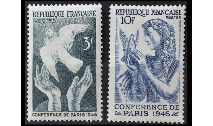 Франция 1946 г. "Мирная конференция, Париж"