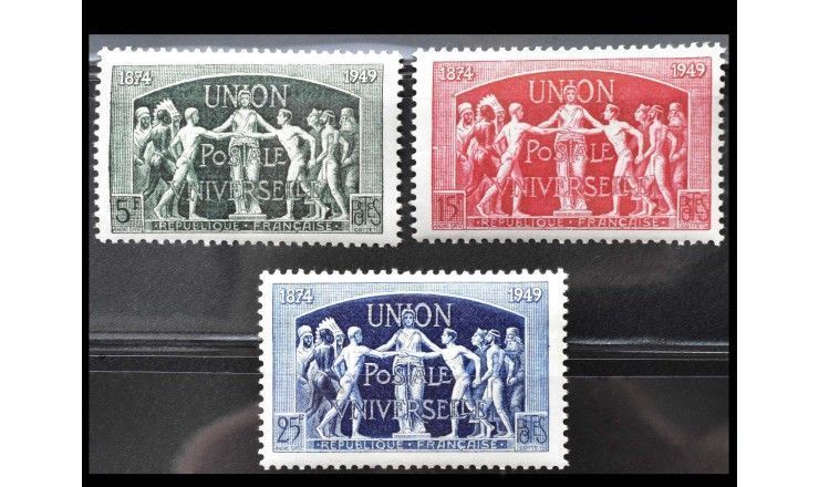 Франция 1949 г. "75 лет Всемирному почтовому союзу (UPU)"