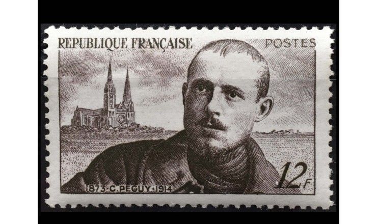 Франция 1950 г. "Шарль Пеги"