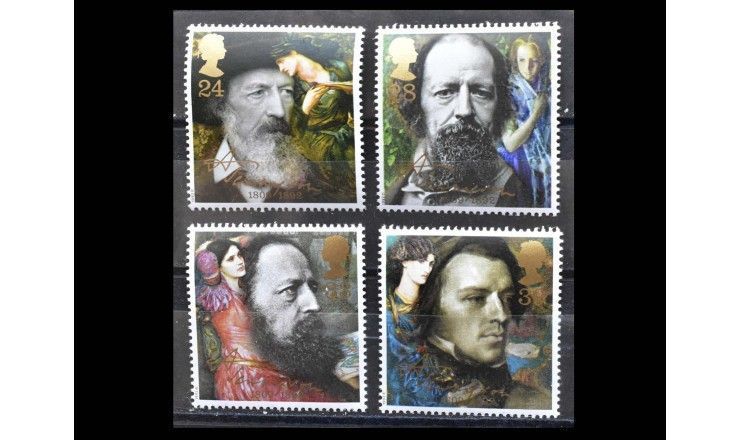 Великобритания 1992 г. "100 лет со дня смерти Альфреда Теннисона"