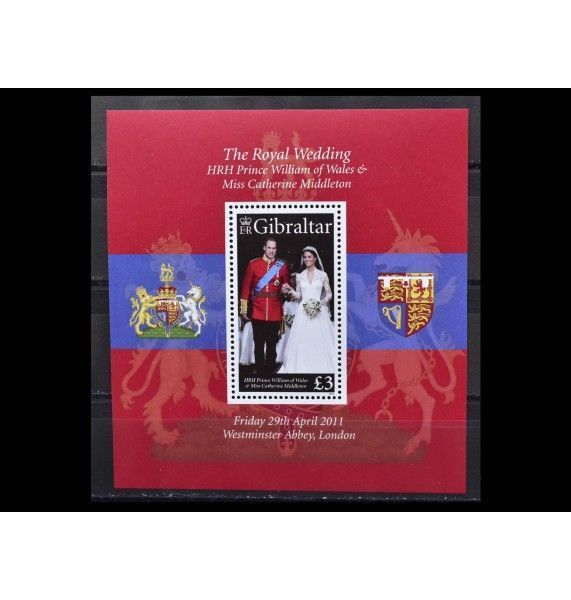 Гибралтар 2011 г. "Свадьба принца Уильяма и Кейт Миддлтон"
