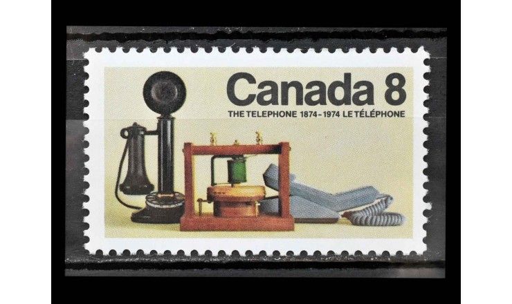 Канада 1974 г. "100 лет телефону"