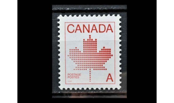 Канада 1981 г. "Эмблема: Кленовый лист"