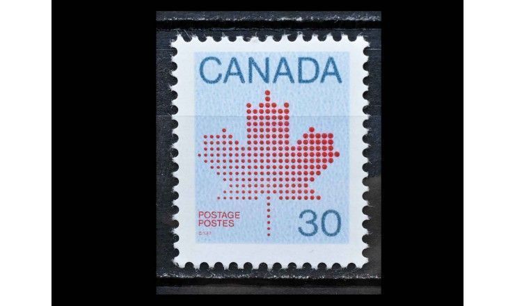 Канада 1982 г. "Эмблема: Кленовый лист"