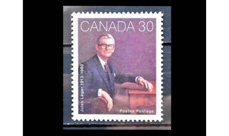 Канада 1982 г. "Жюль Леже, генерал-губернатор Канады"
