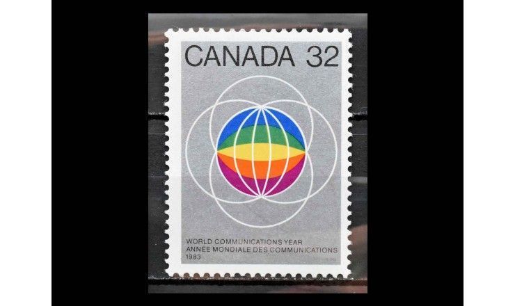 Канада 1983 г. "Всемирный год связи"