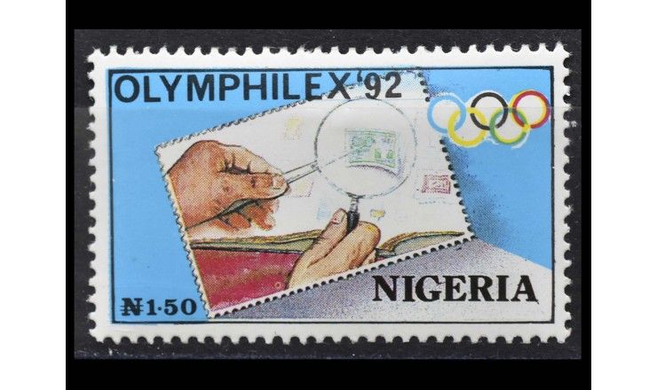 Нигерия 1992 г. "Международная выставка марок OLYMPHILEX`92, Барселона"