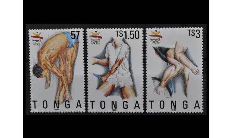 Тонга 1992 г. "Летние Олимпийские игры, Барселона"