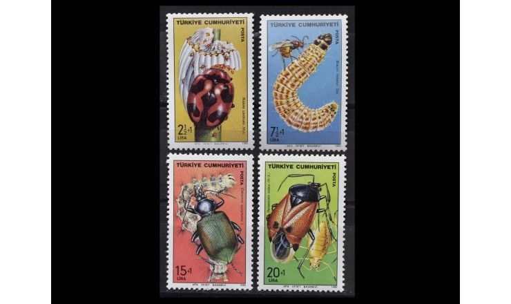 Турция 1980 г. "Полезные насекомые"