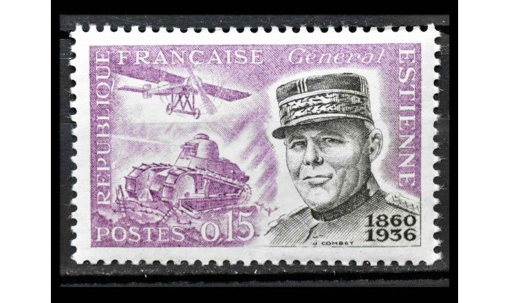 Франция 1960 г. "Генерал Жан Этьенн"