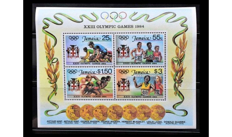 Ямайка 1984 г. "Летние Олимпийские игры, Лос-Анджелес"