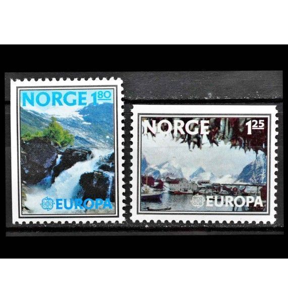 Норвегия 1977 г. "Европа: Пейзажи"