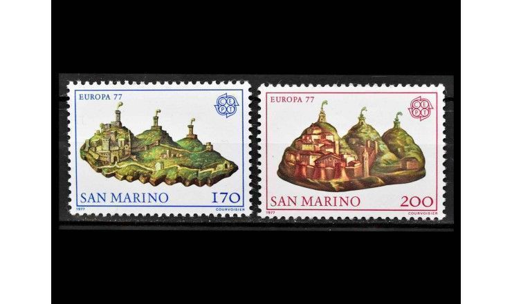 Сан-Марино 1977 г. "Европа: Пейзажи"