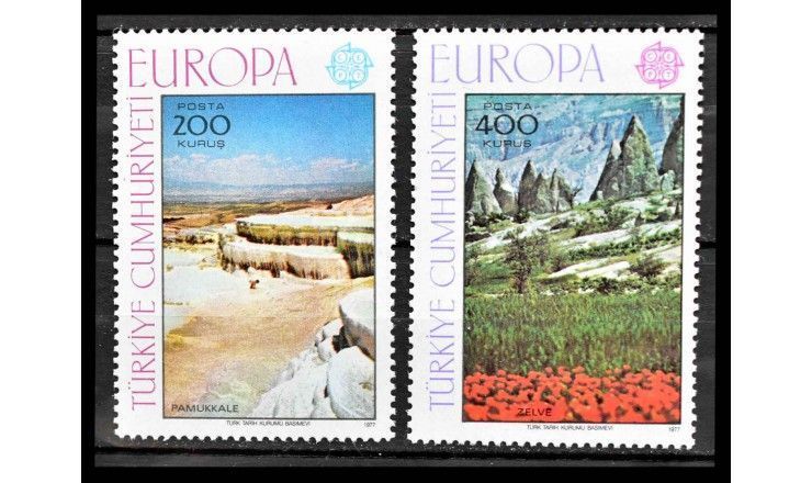 Турция 1977 г. "Европа: Пейзажи"