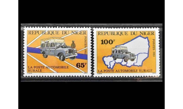 Нигер 1983 г. "Автомобильная почта в сельской местности"