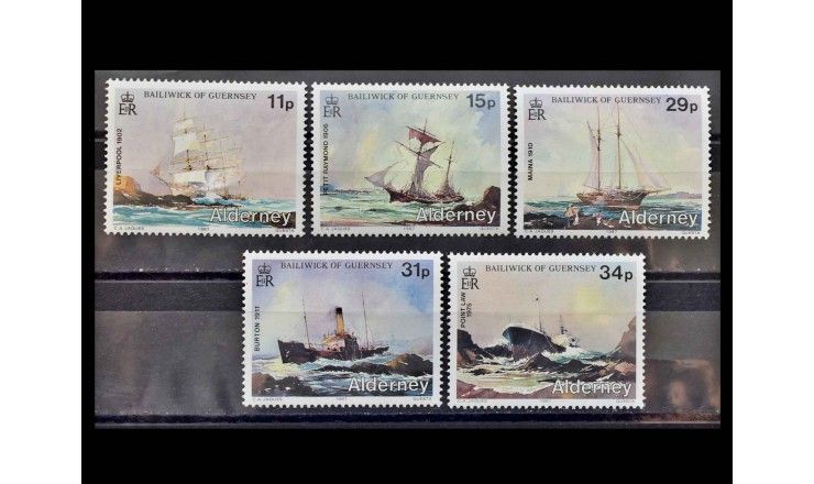 Олдерни 1987 г. "Корабли"