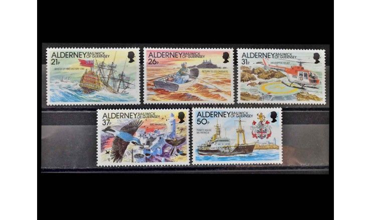 Олдерни 1991 г. "Автоматизация маяка Каскетс"