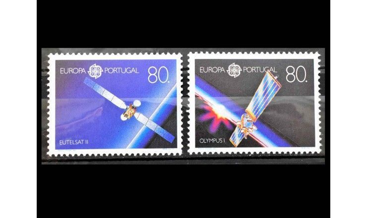 Португалия 1991 г. "Европа: Космонавтика" 