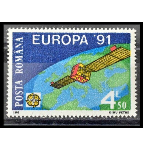 Румыния 1991 г.  "Европа: Космонавтика"