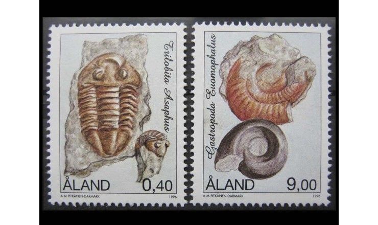 Аландские острова 1996 г. "Фоссилии"