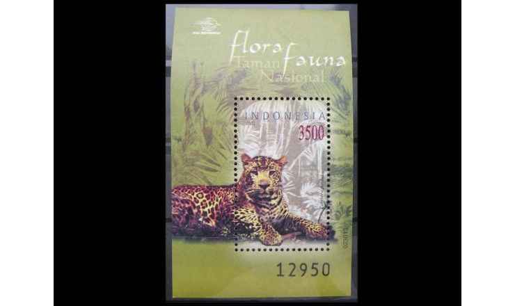 Индонезия 2002 г. "Флора и фауна"