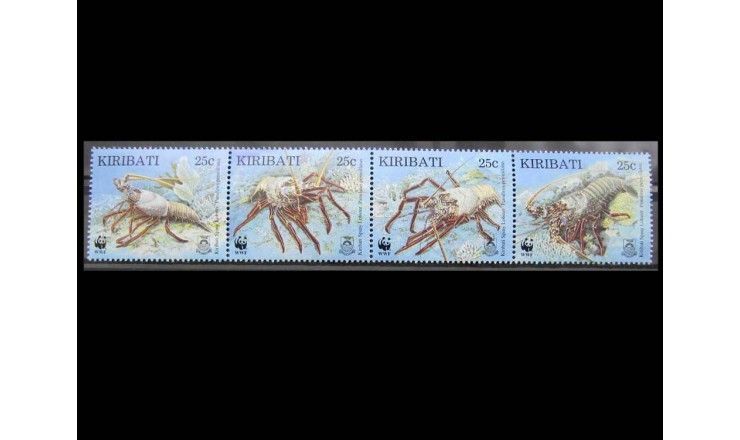 Кирибати 1998 г. "Охрана природы: Лангусты"