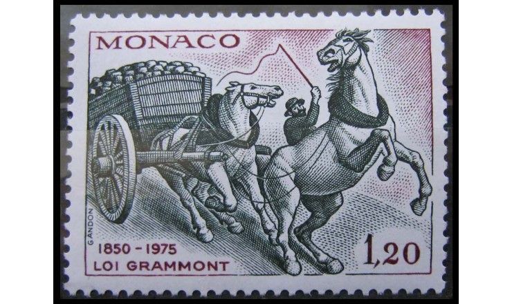 Монако 1975 г. "Закон Граммона о защите животных"