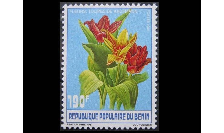 Бенин 1990 г. "Фрукты и цветы"