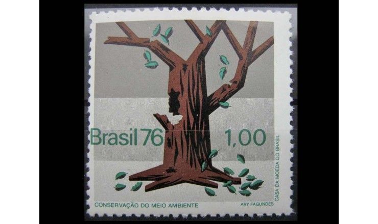 Бразилия 1976 г. "Охрана природы"