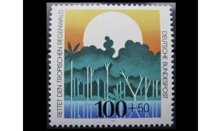 ФРГ 1992 г. "Охрана тропических лесов"