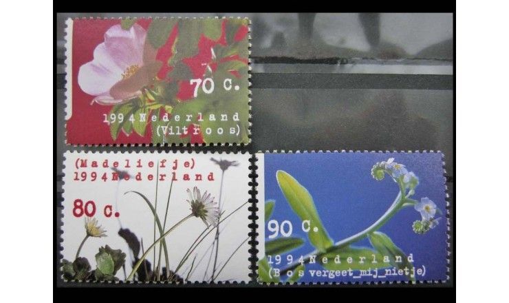 Нидерланды 1994 г. "Природа и окружающая среда: Цветы"