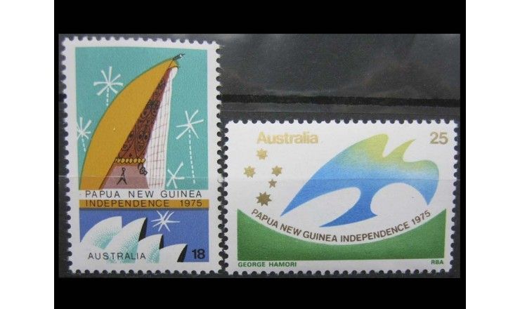 Австралия 1975 г. "Независимость Папуа-Новой Гвинеи"