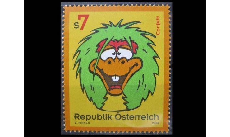 Австрия 2000 г. "6-летие детской телевизионной программы"