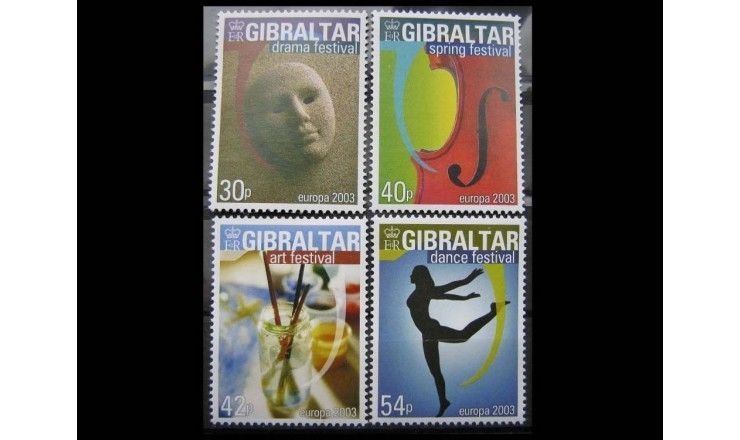 Гибралтар 2003 г. "Европа: Искусство плаката"